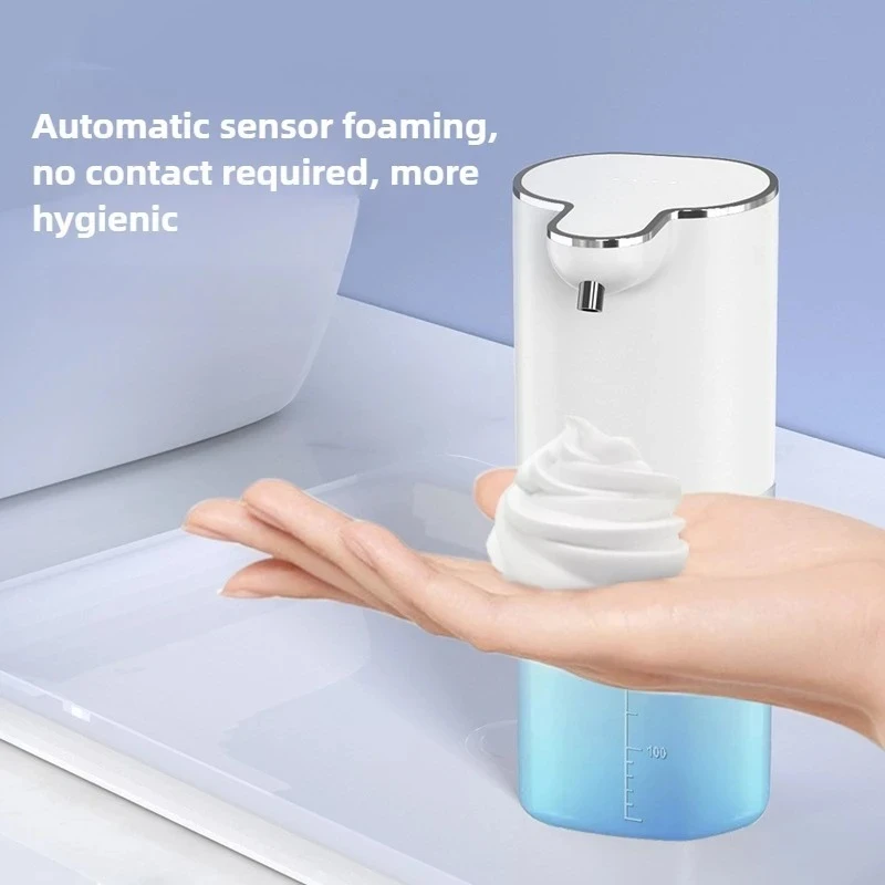 Automatic Touchless Foam Soap Dispenser Smart Sensor Adjustable Liquid Switch Type C Charging High Capacity for Hand Washing