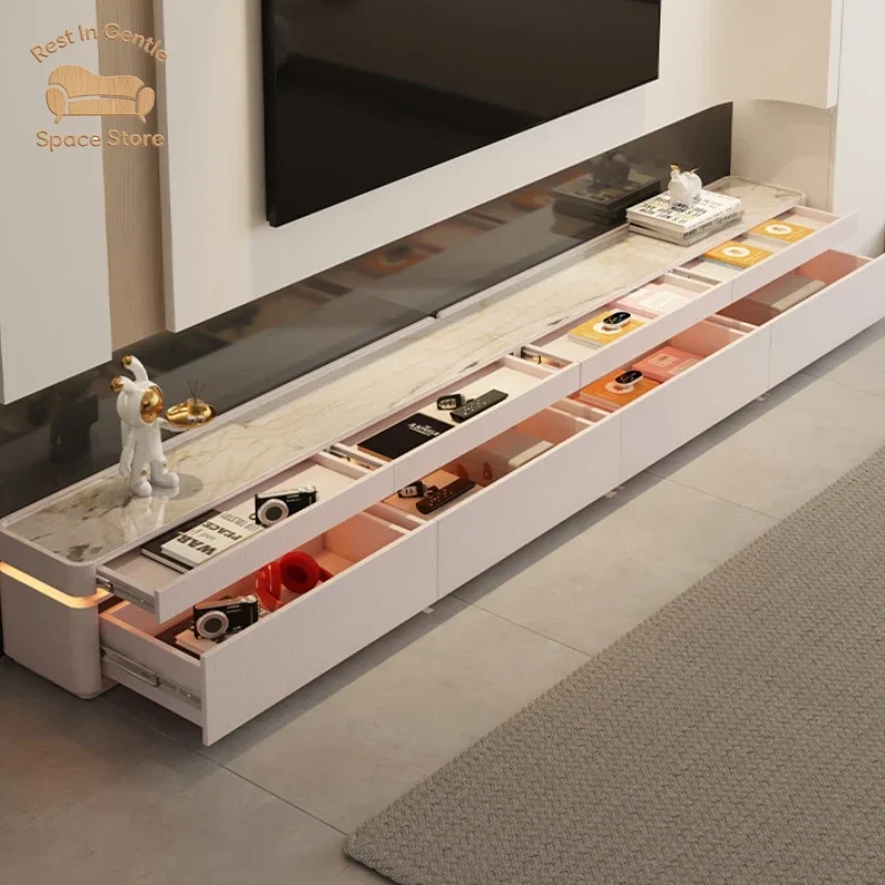 Luxury Design Modern Tv Stand Universal Led Lights Showcase Nordic Tv Stand Living Room Mueble Para Televisor Home Furniture