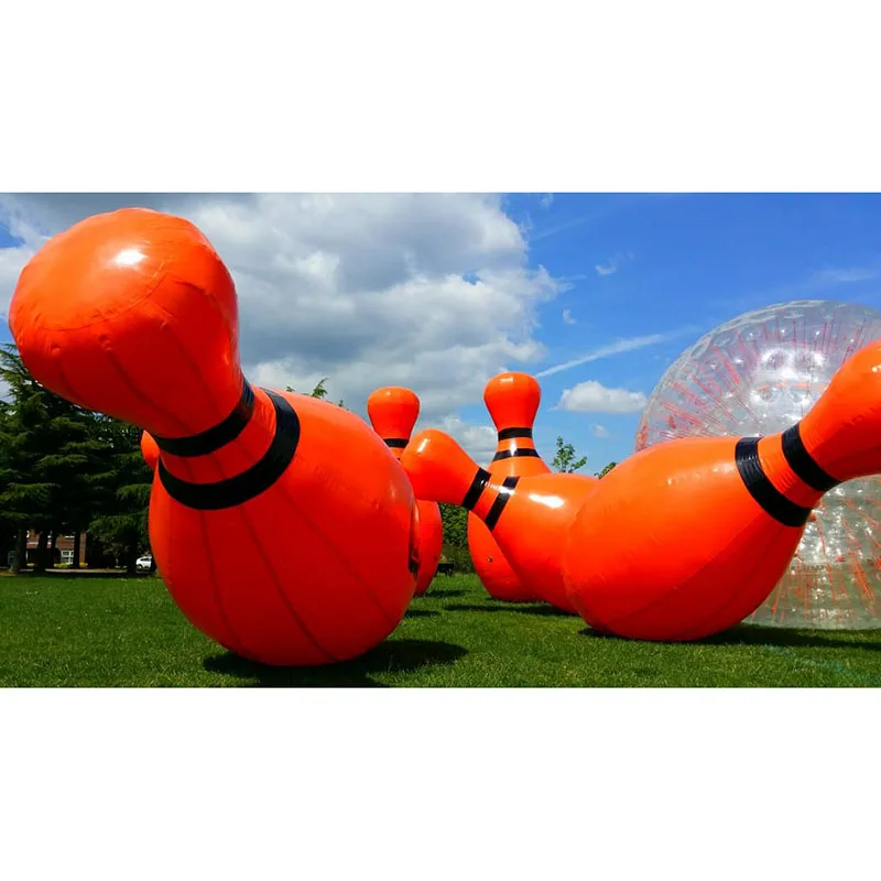 

Outdoor fun game Giant inflatable bowling Set inflatable human Bowling and pins