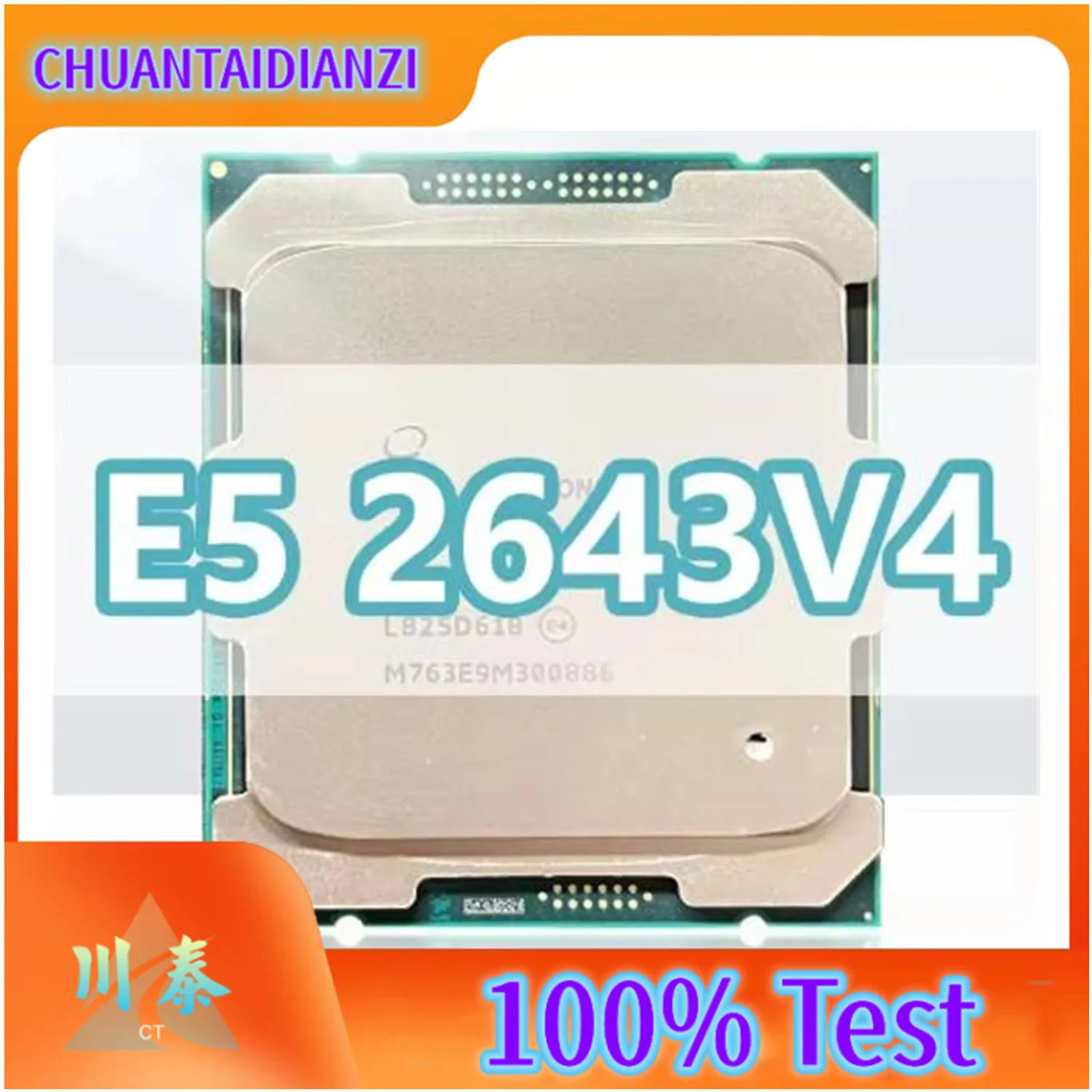 Xeon E5 2643V4 CPU 14 nm 6 Cores 12 Threads 3.4GHz 20MB 135W processor LGA2011 for X99 server motherboard 2643V4