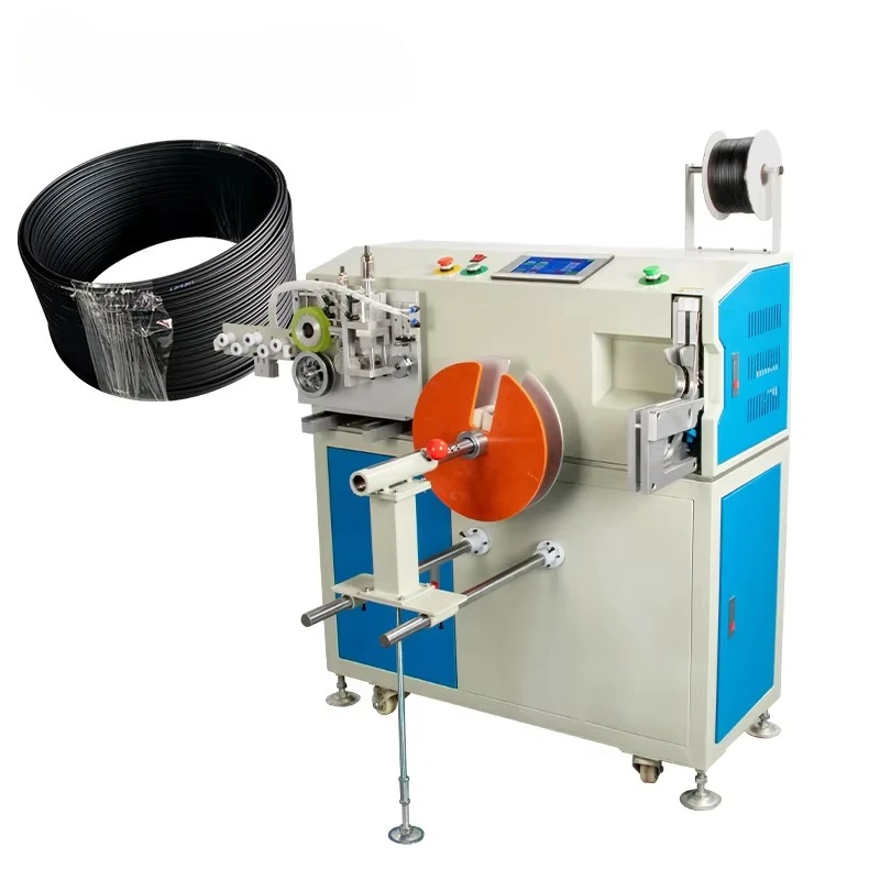 EW-20S-3A Automatic Flat Tape/Cable Meter Recording Cutting Winding Machine with Coil Measuring 110/220V Power Supply