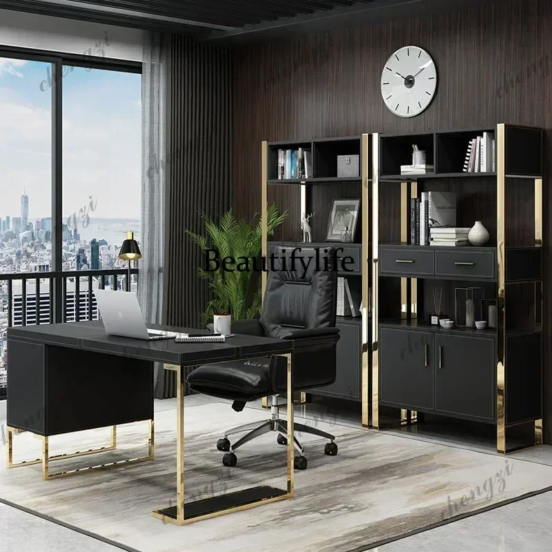 A74Luxury Reception Office Desk Table Professional Portable Office Desk Bedroom Design Princess Show Escrivaninha Hotel Furni