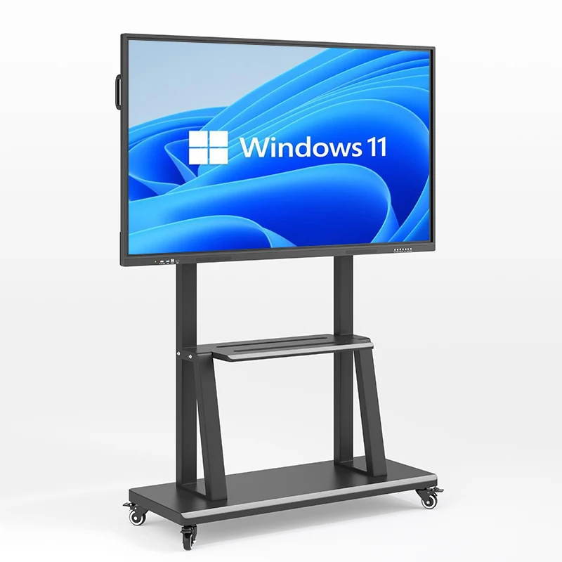 Factory price 86 inches tempered glass large size classroom school digital touch screen interactive digital whiteboard