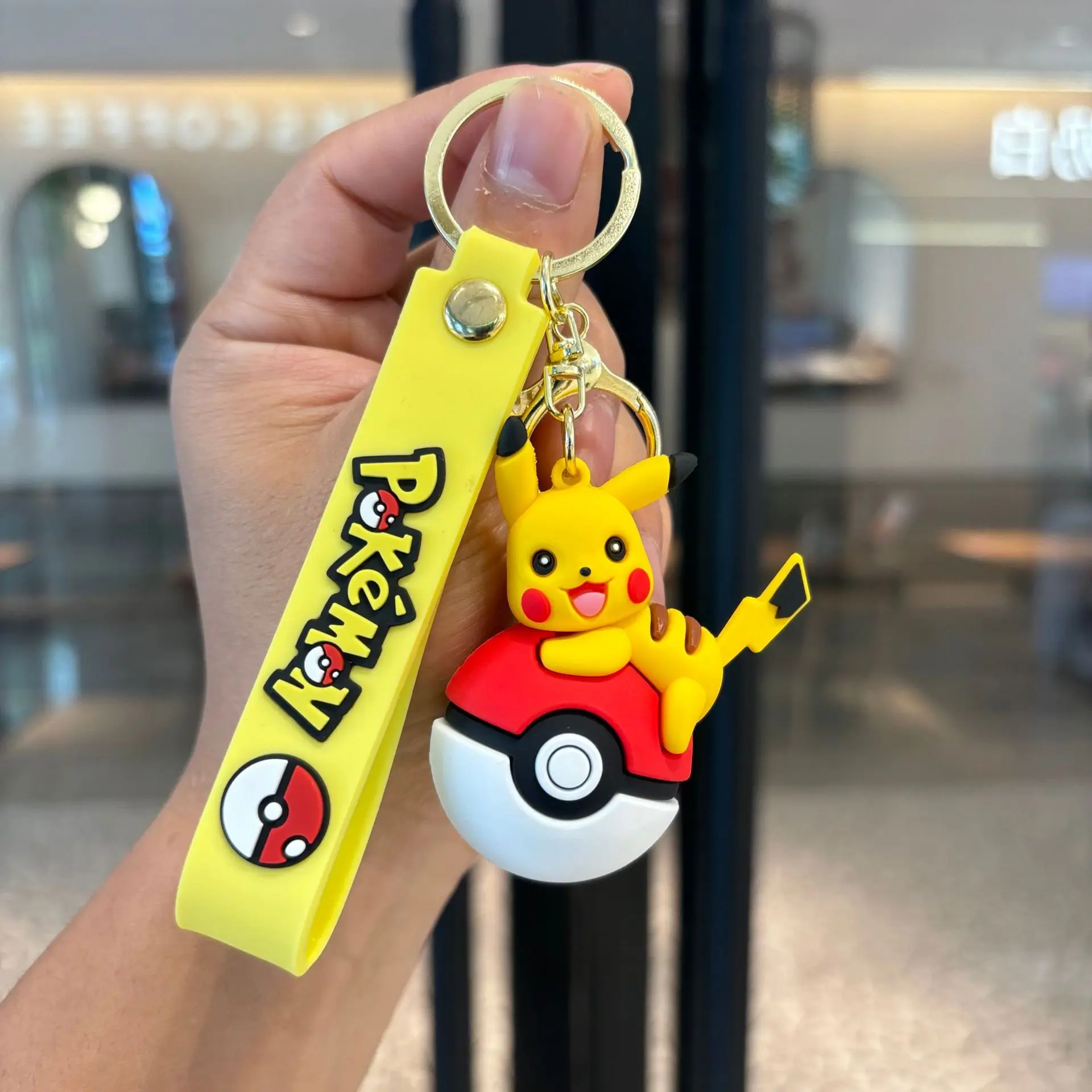 

Набор брелоков Pokémon Poké Ball, брелоки с фигурками Пикачу, Иви и Чармандера, коллекционные аниме-брелоки для сумок, рюкзаков, подарок