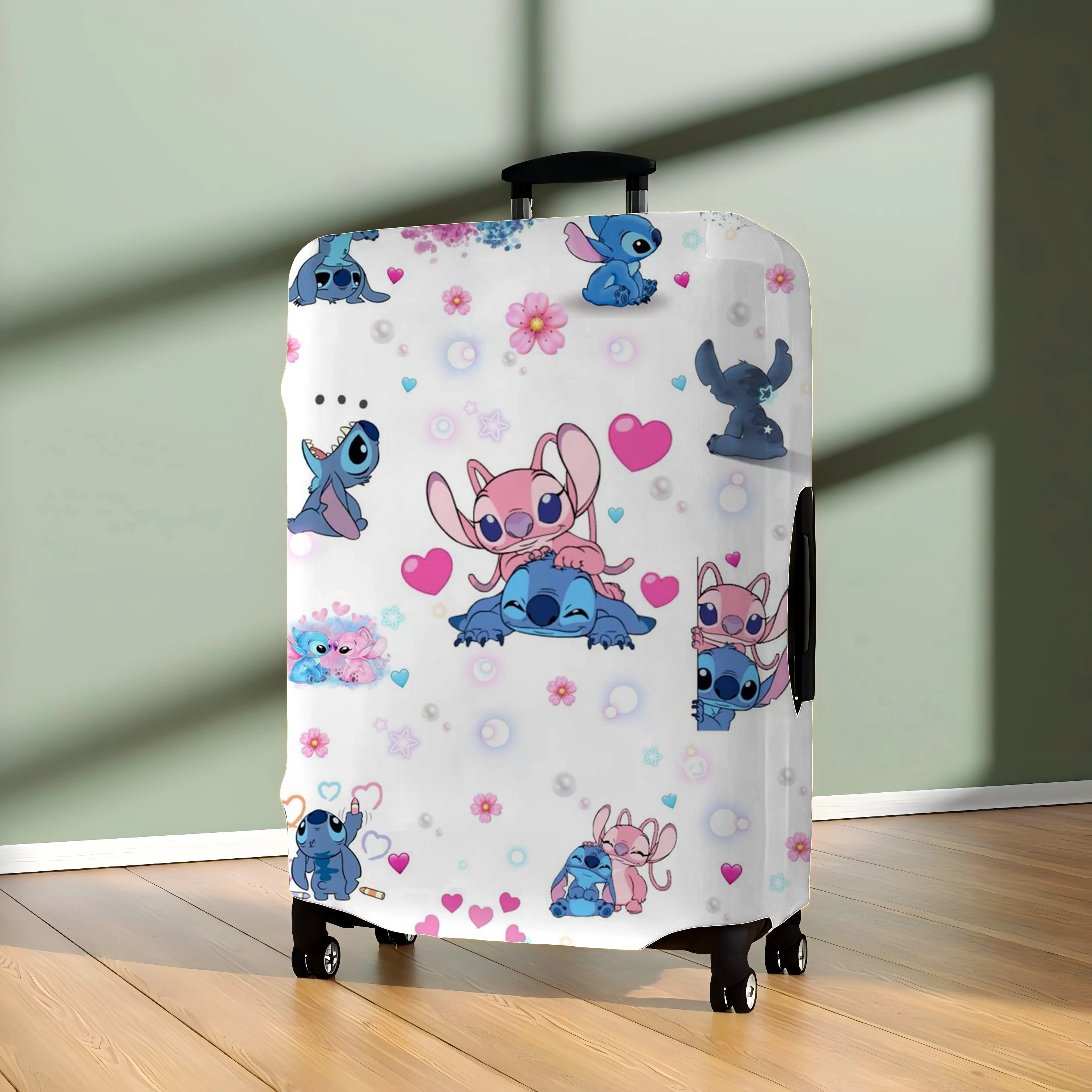 Stitch Traveling Trolley Case Disney For Travel Storage Bag Suitcase Cover Protector Luggage Protective Suit Covers Accessories