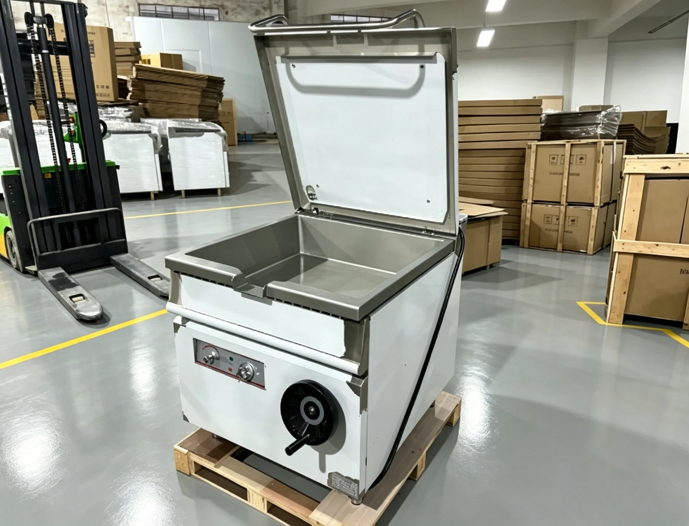 Commercial Electric Tilting Braising Pan 60L Stainless Steel Tilting Bratt Pan For Restaurant Hotel Catering