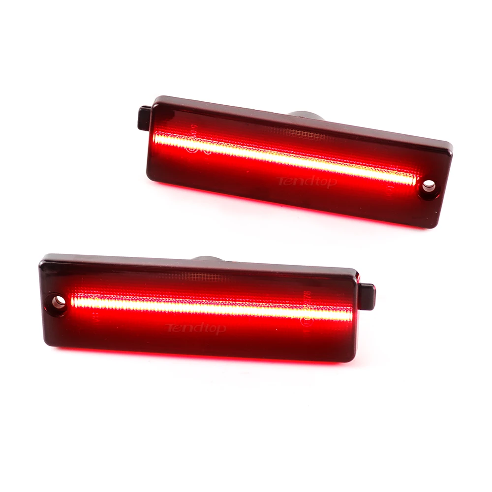 2Pcs Red LED Rear Fender Side Marker Light For Chevrolet Camaro 1993 1994 1995 1996 1997 1998 1999 2020 2001 2002