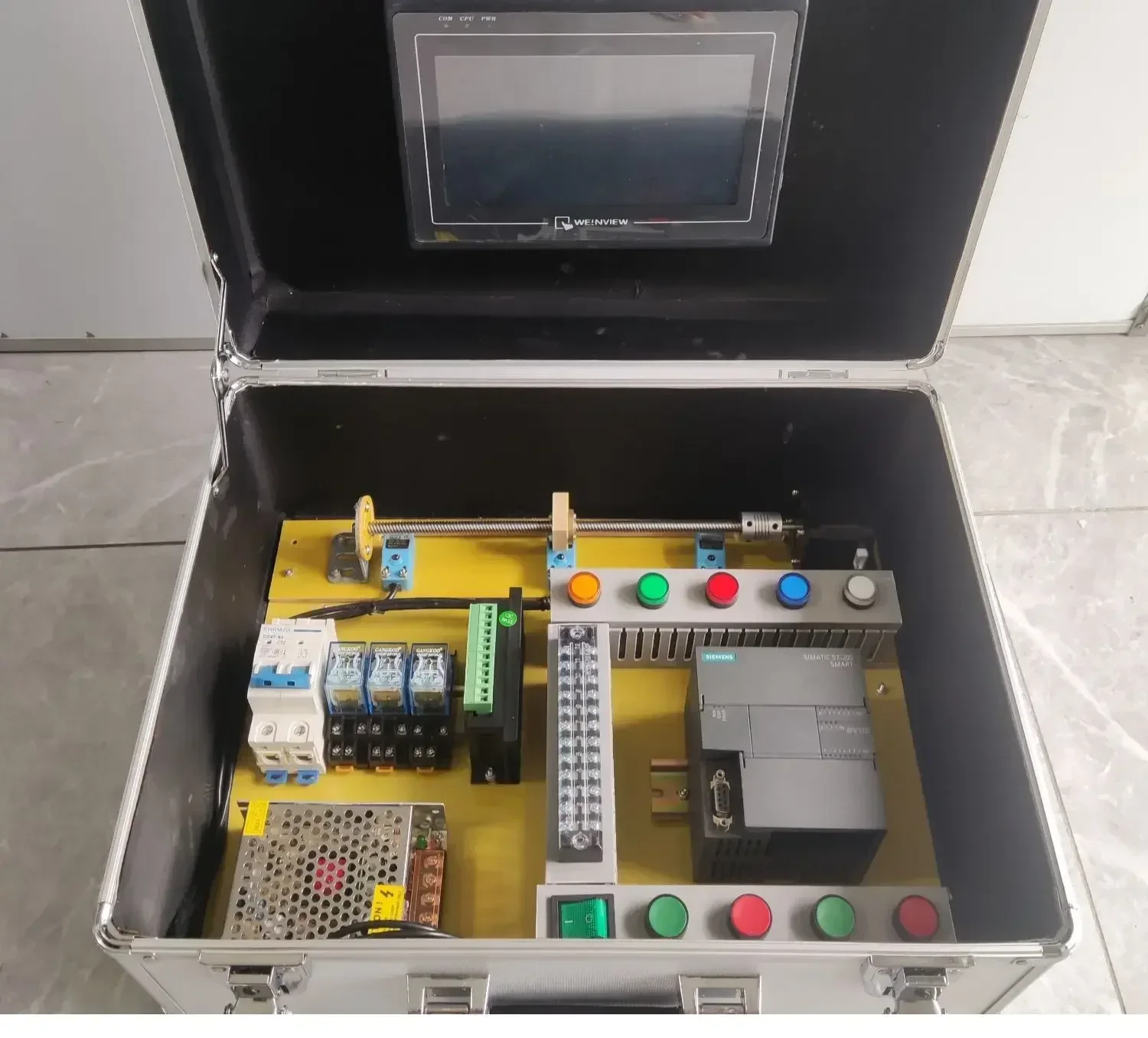 تخصيص S7-200 الذكية PLC مجموعة التدريب اختبار ممارسة مربع التعلم HMI شاشة تعمل باللمس البرمجة التدريس لشركة سيمنز #5