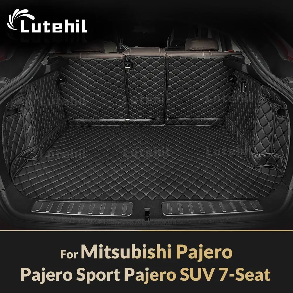 

For Mitsubishi Pajero Sport Pajero SUV 7-Seat Auto Full Coverage Trunk Mat Car Protective Pad Cargo Liner Interior Accessories
