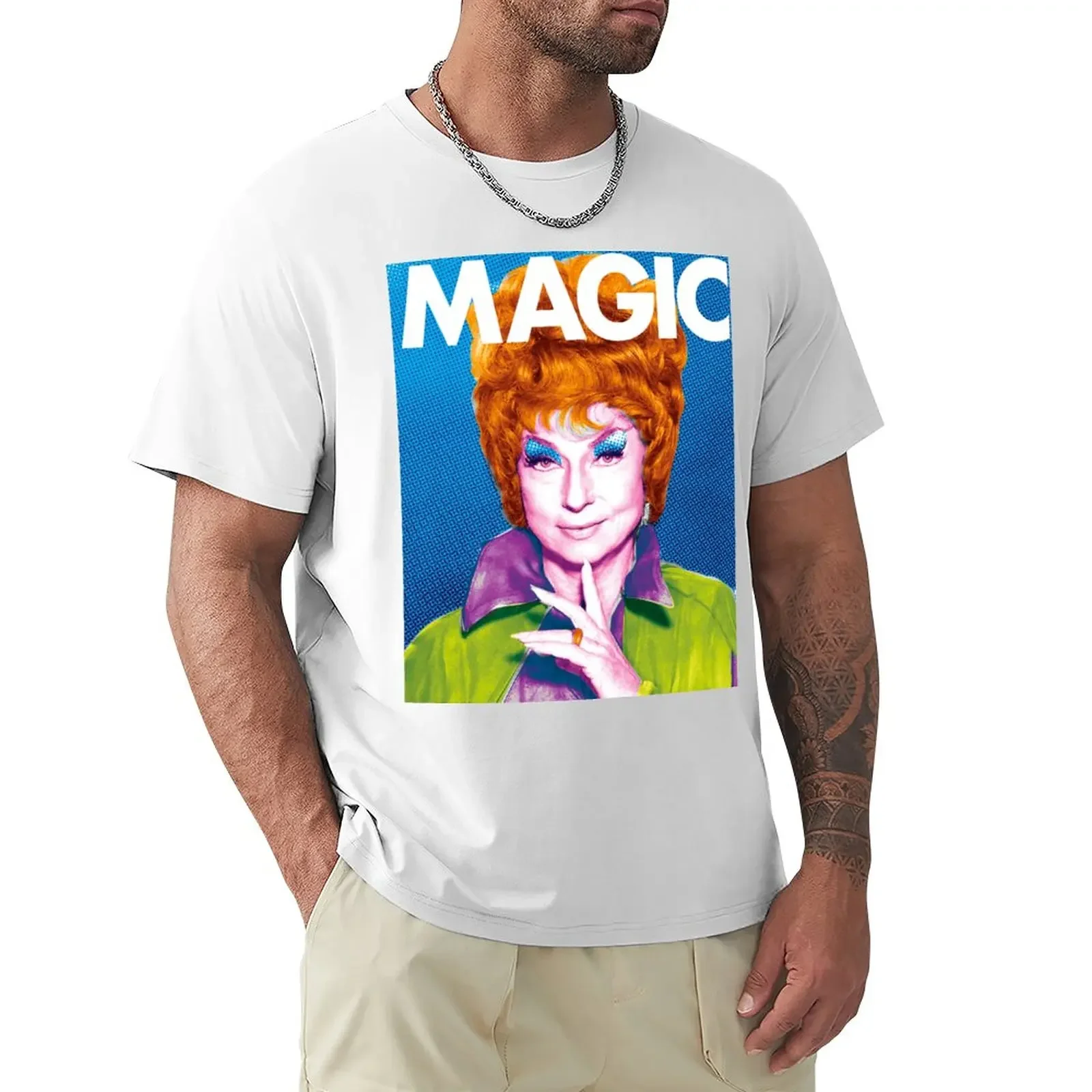 Endora MAGIC from BEWITCHED Pop Art T-Shirt customs design your own blanks funnys men workout shirt