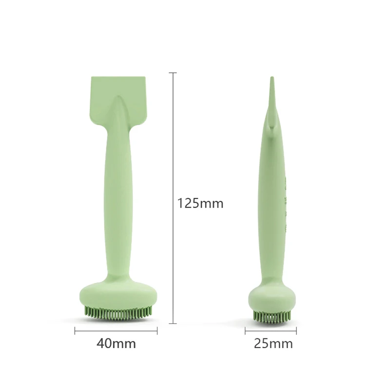 ซิลิโคนแปรงทําความสะอาดผิวหน้า Double-Sided Scrubber ทําความสะอาดใบหน้า Pore CLEANER Exfoliator Skin Care อุปกรณ์เสริมเครื่องมือแต่งหน้า