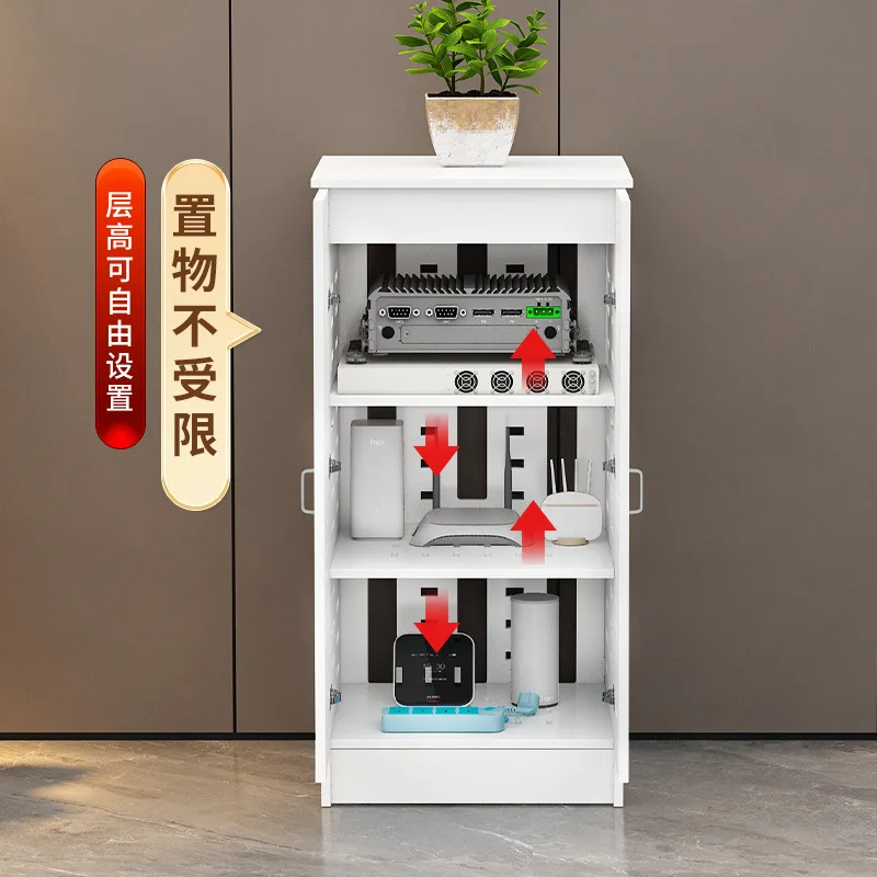 wireless router storage cabinet, home wifi optical cat switch organizer, multimedia occlusion network cabinet cabinet