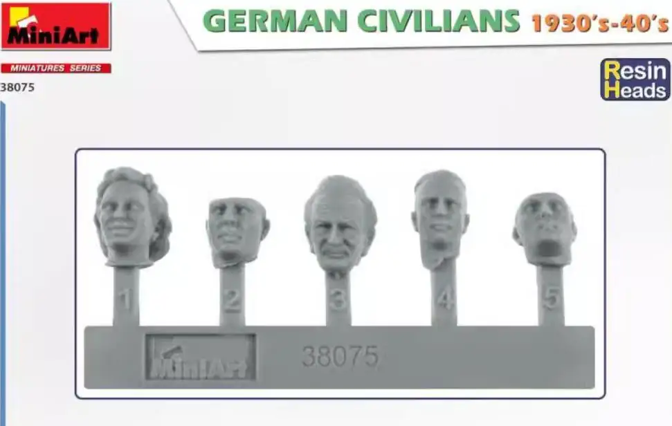 MINIART 38075 1/35 SCALE German Civilians 1930s-40s Model Kit