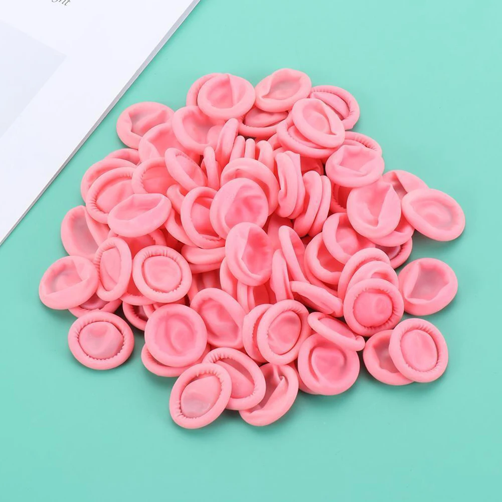 Rubber Gloves Finger Cots Home Furnishing Industrial Jewelry Cleaning Latex Nail Art Protection Gloves 100 Pcs - Image 5
