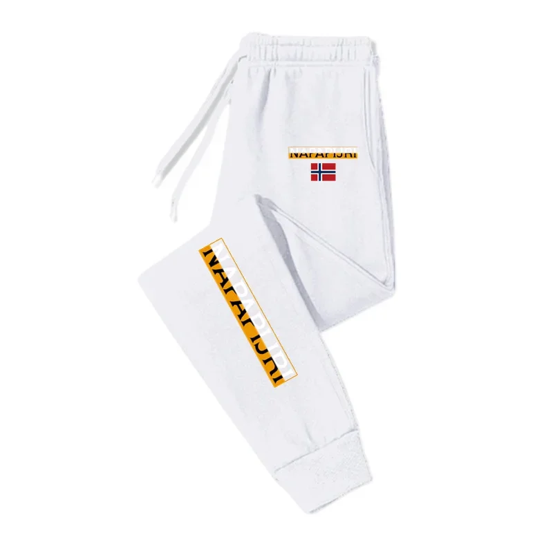 New Men's Sweatpants Spring Autumn Fleece Pants Sportswear Pants Casual Drawstring Pockets Trousers Oversize Sweatpants For Men