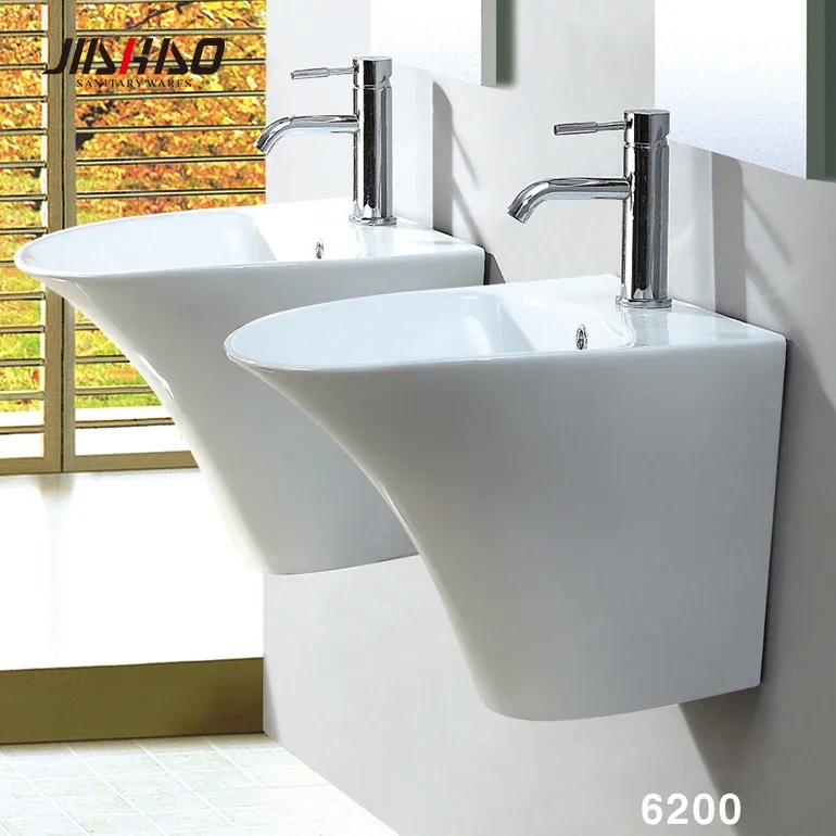 Canada Sanitary Ware Vessel Sink Promotion Luxury Ceramic Wash Hand Wall Mounted Hung Basin