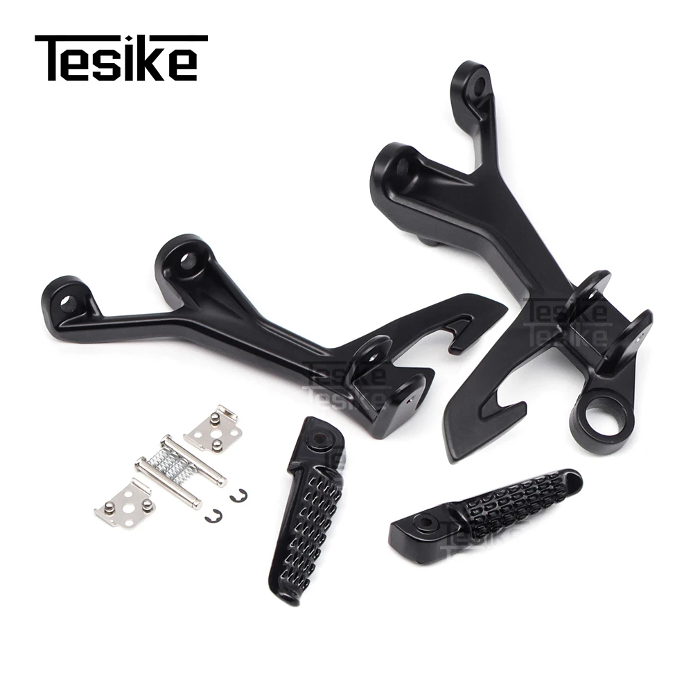 

Подножки для заднего пассажира, подставка для ног, кронштейны, аксессуары для мотоциклов для Kawasaki Ninja 500 2024 Z400 2018-2024 2021