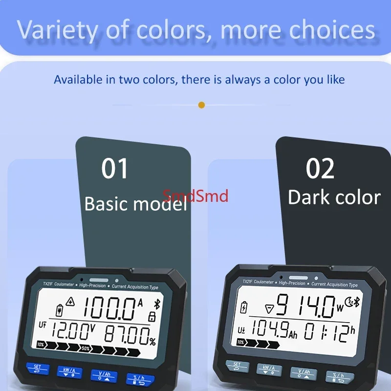 50A/100A/350A TX21 Coulomb Meter Android Bluetooth Power Display Meter Battery Level Tester Coulometer Power Display Monitor