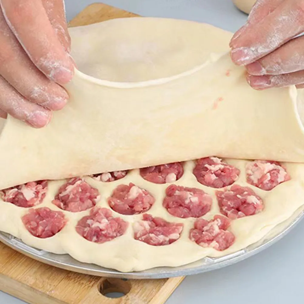 2 Moldes de Aluminio para Hacer Dumplings, Prensa para Raviolis, Wontons, Gnocchi, Herramientas para Pasta