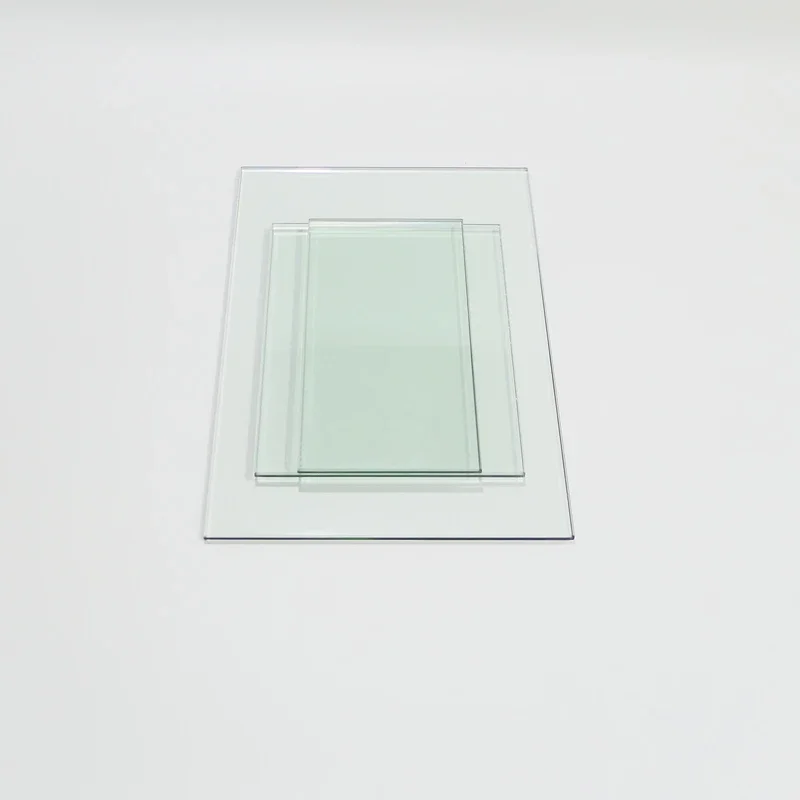 Square Shape Armoured Toughened Glass, Plano Lens, High Temperature Resistant, Stalinite Thickness, 3mm, 5mm, 1Pc