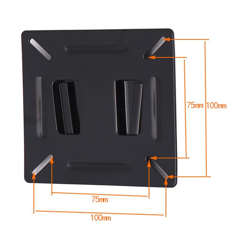 Soporte de montaje en pared Universal para pantalla LCD LED de 14-27 pulgadas, Monitor de altura ajustable, pared retráctil para VESA Tv-A