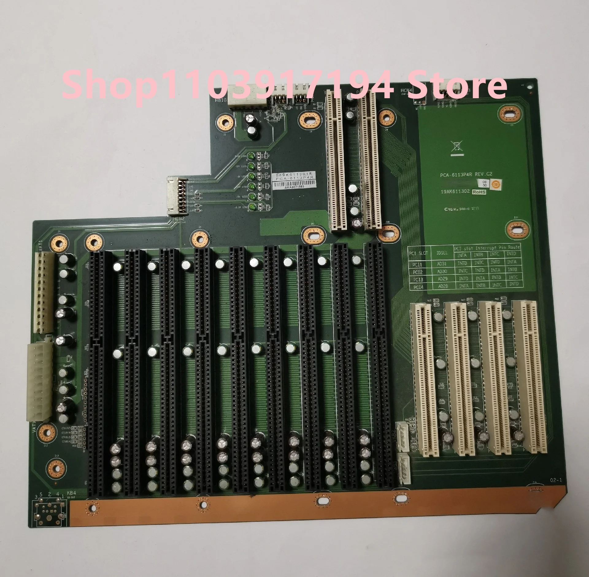 Industrial industrial computer backplane PCA-6113P4R