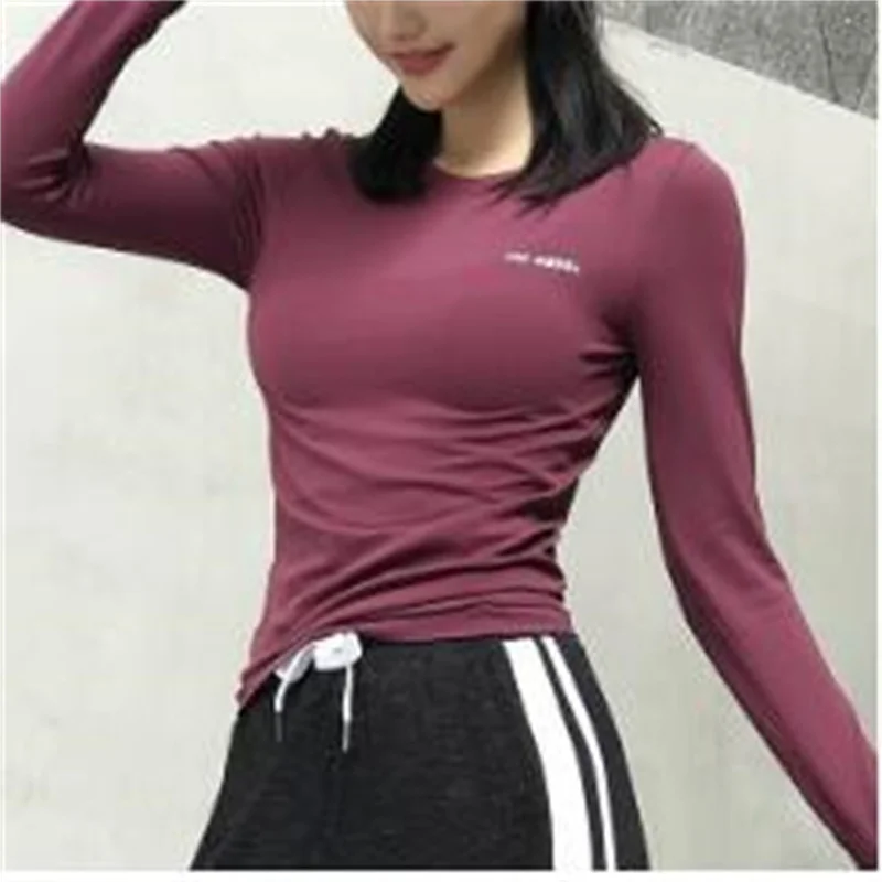 

Camisas de Yoga de manga larga, ropa deportiva para mujer, ropa deportiva para gimnasio, mujer, para correr