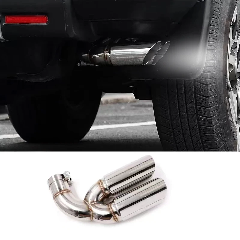 For FJ Cruiser tailpipe exhaust FJ Cruiser stainless steel exhaust tailpipe decorative modification