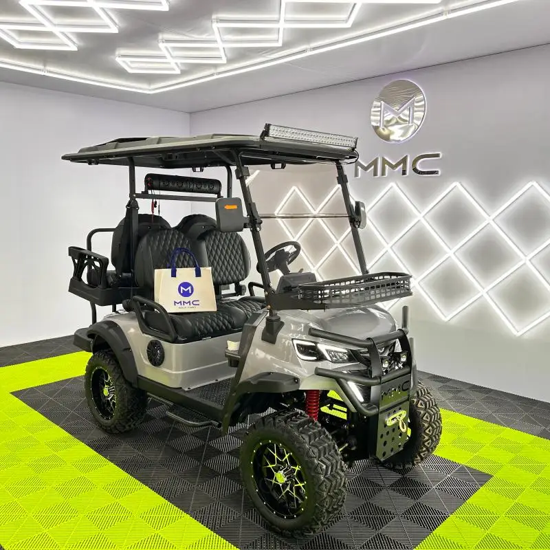 Street Legal Lithium Battery Golf Carts One-click start function Golf Car 7500W 4 Seater Electric Golf Lifted Hunting Cart