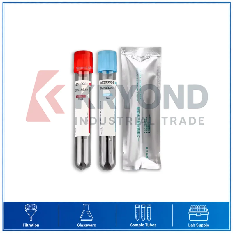 진공 혈액 채취 튜브 PRP PRF CGF 분리 원심분리기 유리 멸균 실험실 소모품 10ml 샘플 준비 팩