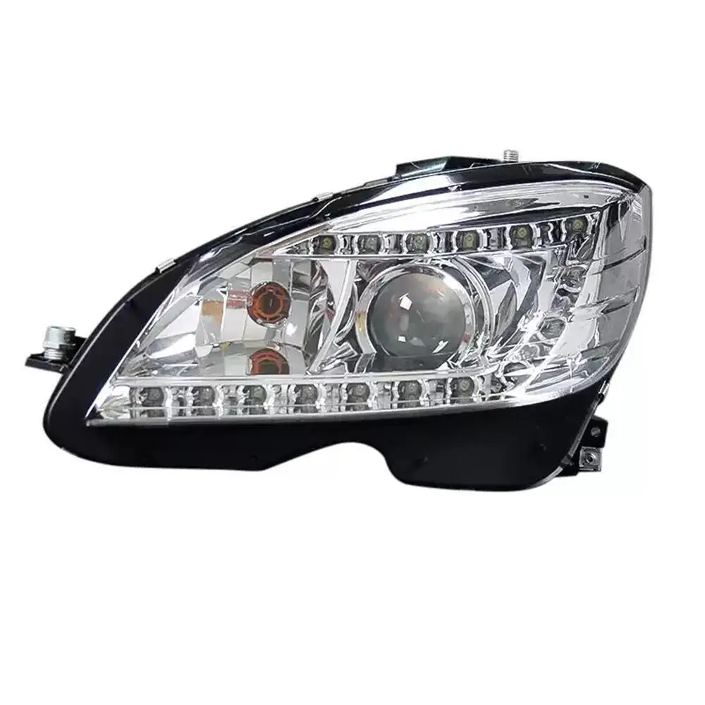 

2pcs Car Headlight Assembly For Mercedes-Benz W204 2007-11 head lamp LED Daytime Running Light DRL