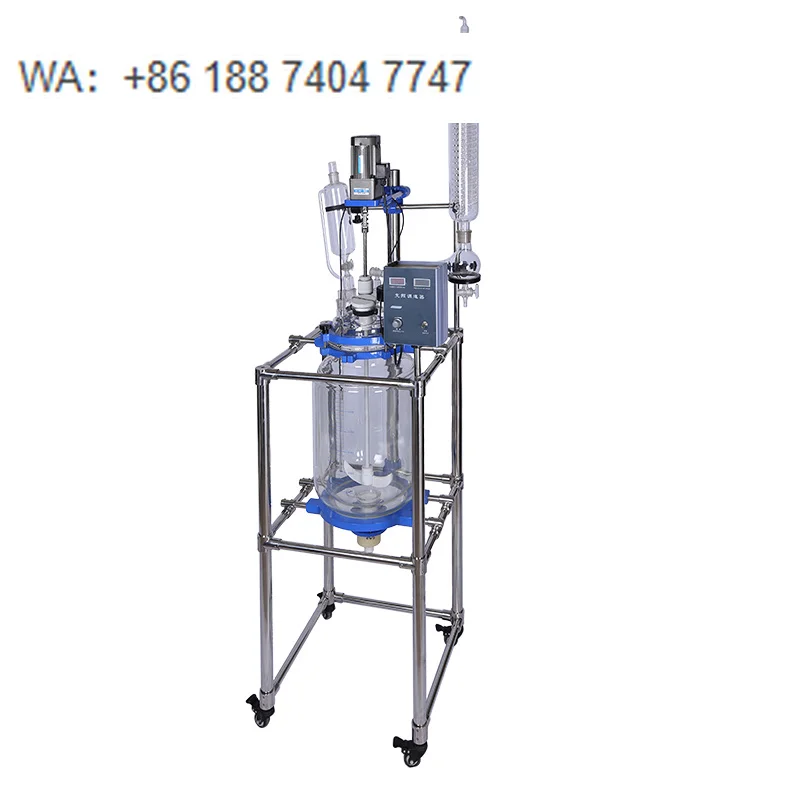 1-100 Liter Glass Jacketed Reactor for Production