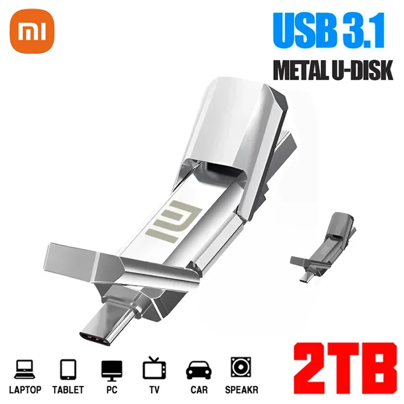 Xiaomi 3,0 usb 128 flash drive 2tb 1tb gb super winziges pen drive pen drive wasserdicht memoria usb speicher u disk smart home