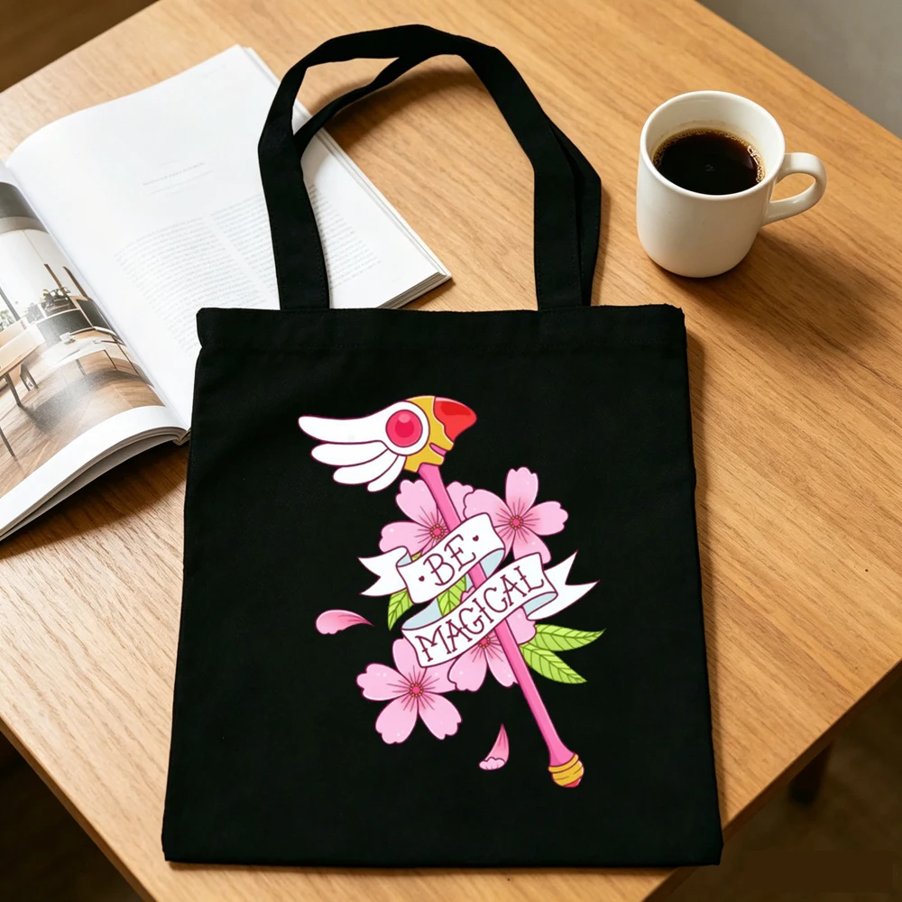 Cardcaptor Sakura tote bag totebag shoulder  grocery personnalisable sac cabas woman