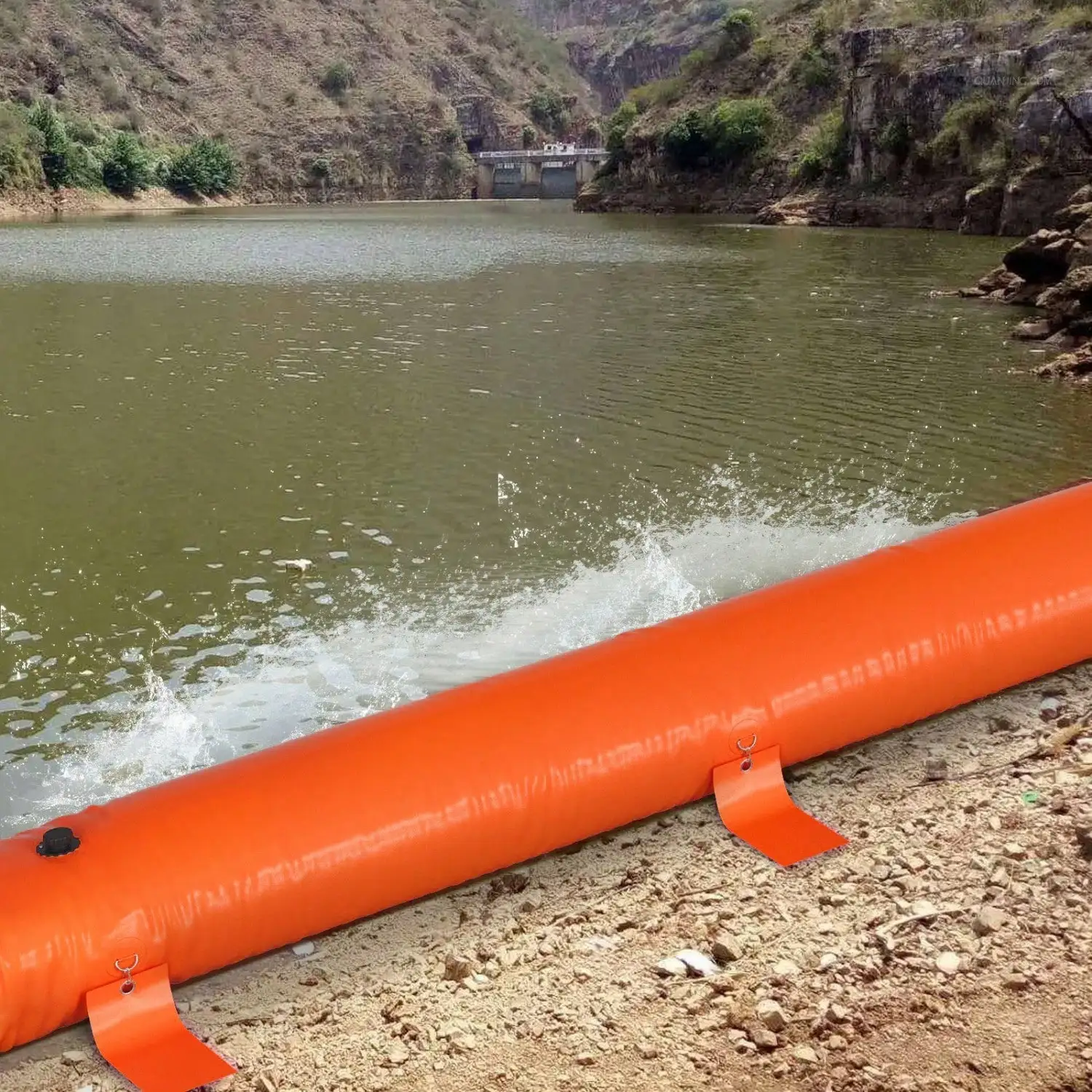 Flood Barrier - Reusable PVC Water Diversion Tubes, Sandbag Alternative with Great Waterproof Effect.