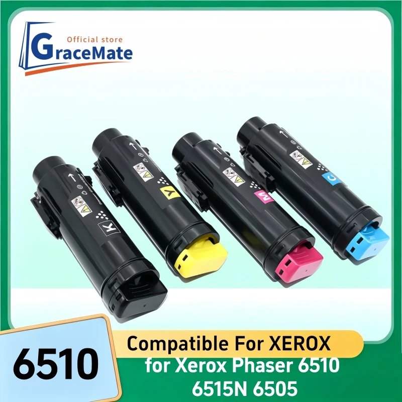 GraceMate 1PCS Compatible for Fuji Xerox Phaser 6510 toner cartridge 6510DN printer toner Workcenter 6515 all-in-one color toner