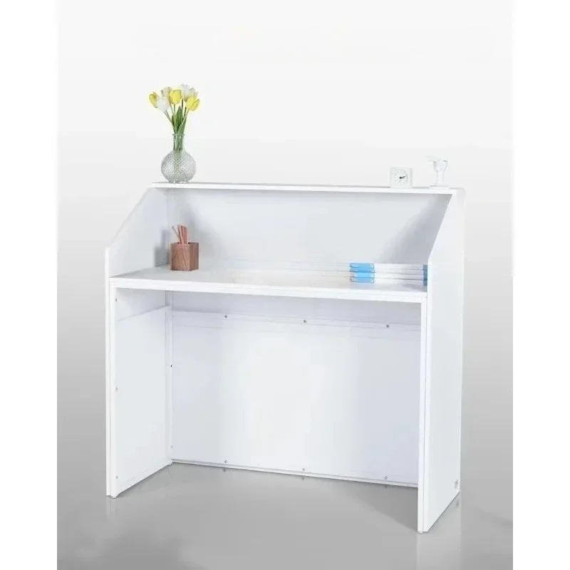 

46 Inch Reception Desk, Rectangular Front Counter Table, Office Receptions Desk, Retail Countes and Front Reception Counter