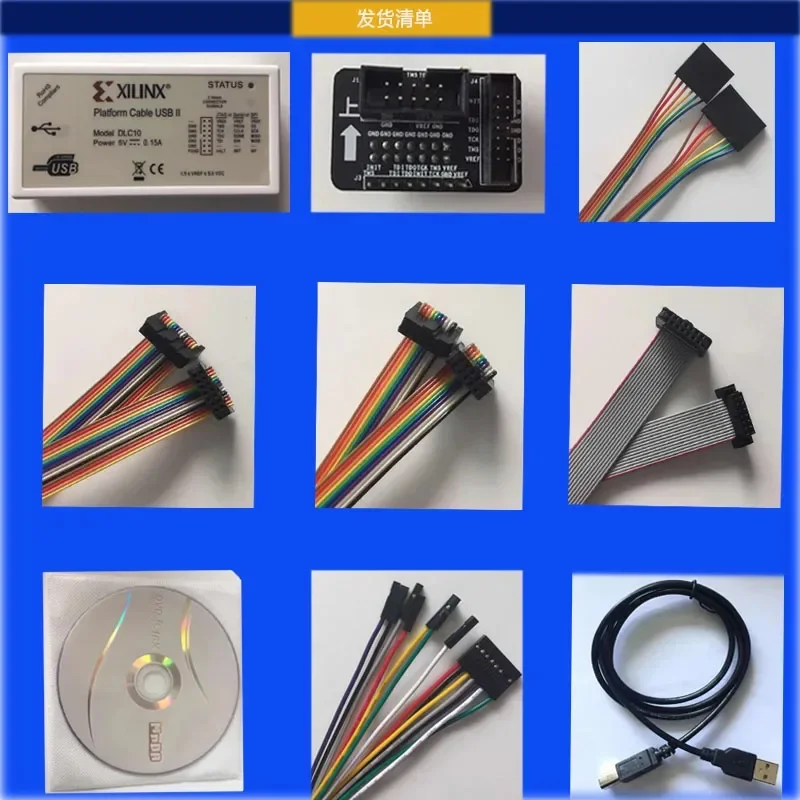Xilinx Platform DLC10 USB Download Jtag Programmer FPGA CPLD Support XP/WIN7/WIN8/Linux
