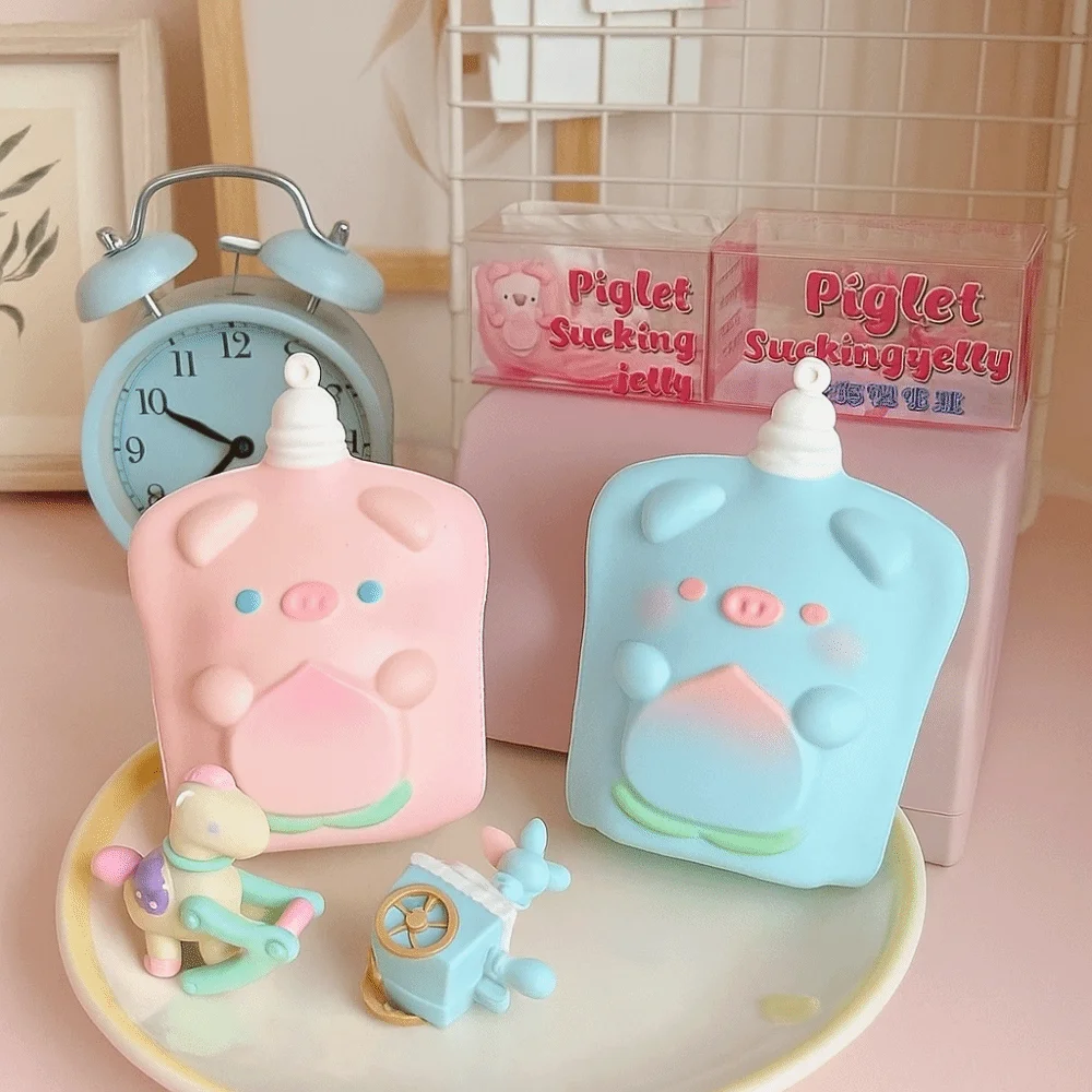 

Wet Texture Little Pig Squeeze Toy Cute Design Original Release Little Pig Pinch Toy Rubbery Material Cartoon Slow Rebound Toy