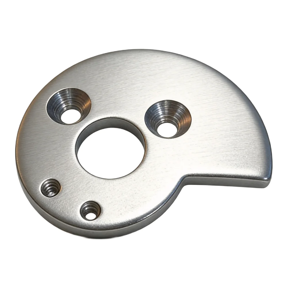 Alloy Chainsaw Tensioner Block Supporting Proper Chain Alignment and Tension Retention Repeated Installation Cycles