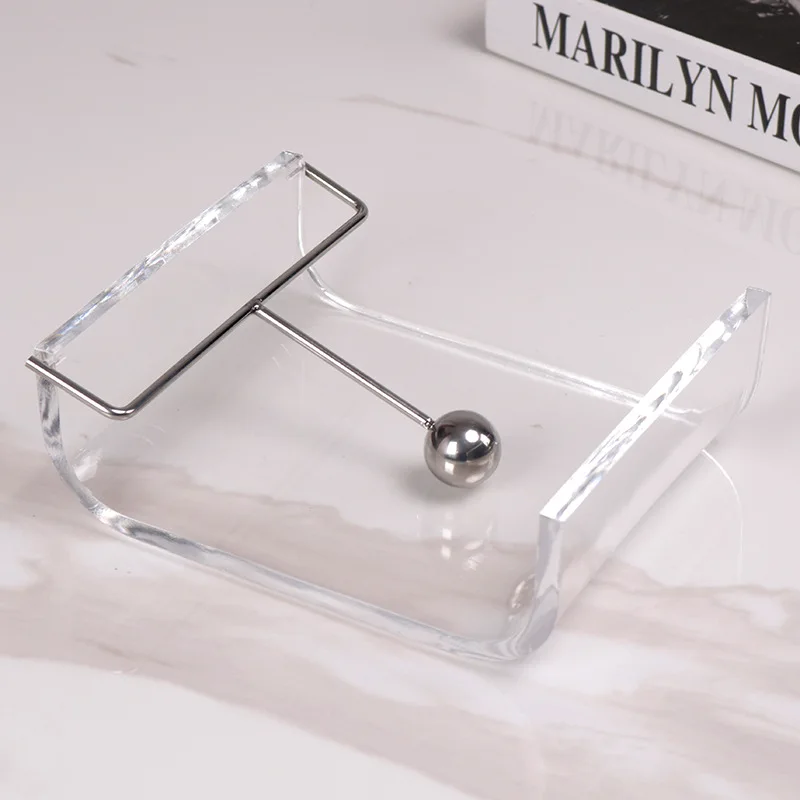 

Скандинавский креативный держатель для бумажных полотенец, пресс-стол, ресторан, отель, стол, вешалка для полотенец, держатель для салфеток, горизонтальный держатель скрепки для бумаги