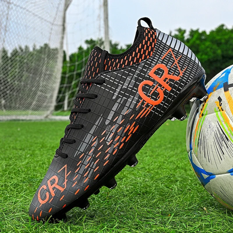 

CR7 Football Boots Mid-Top Training Shoes Men's Women's Long Nails TF Broken Nail Professional Competition And Training Shoes