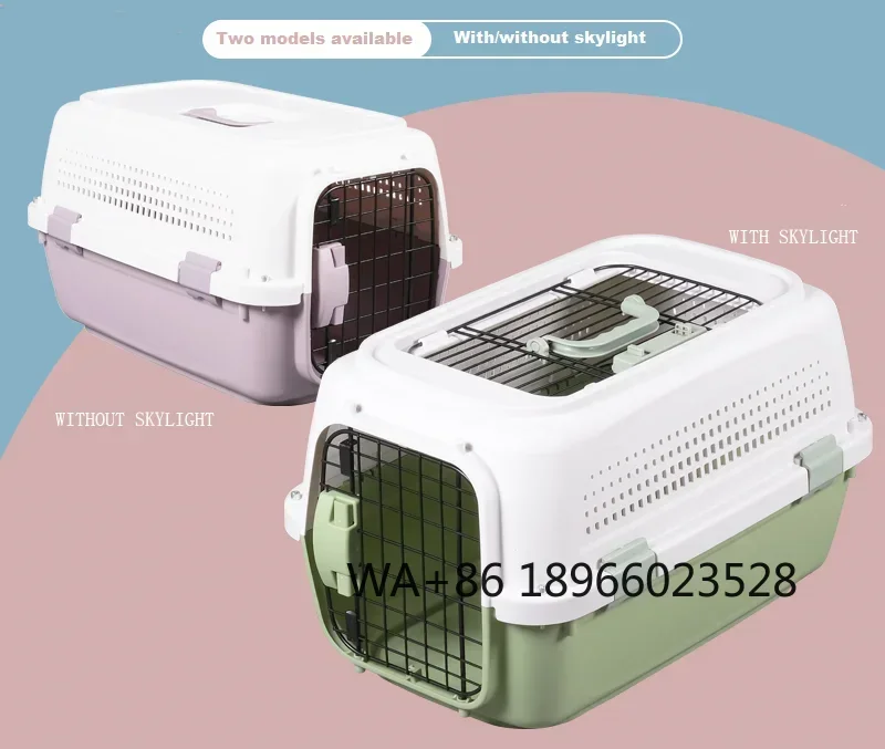 Air Approved Dog Travel Crate Pet Kennel Portable Pet Carrier for Small & Medium Dogs Cats for Indoor or Outdoor