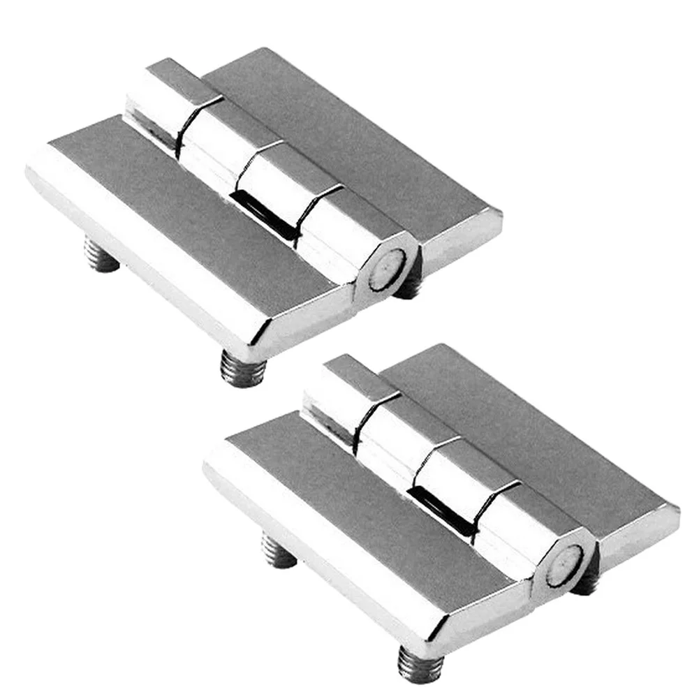 2pcs Zinc Alloy Cabinet Door Hinges for Electrical Enclosures with Embedded Pins 40x40x5mm 50x50x6mm 60x60x8mm