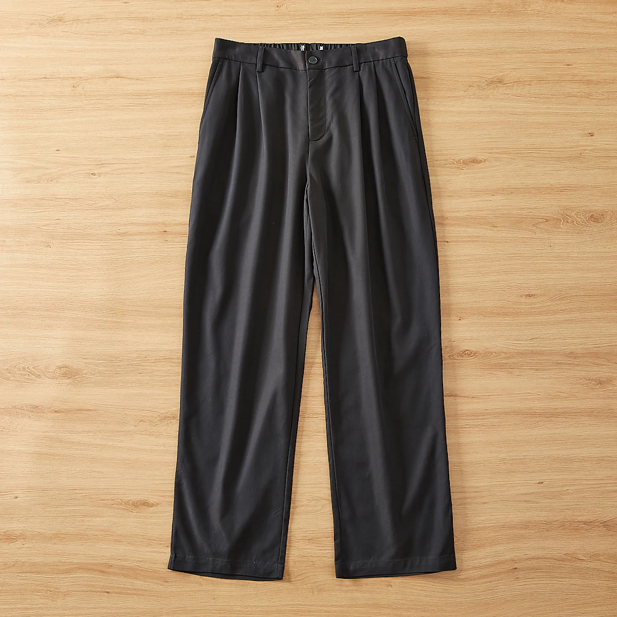 

Men's Faion Slim Fit Casual Pants Comfortable f Elastic Straight Leg Long Trousers Versatile Busin Casual Sle