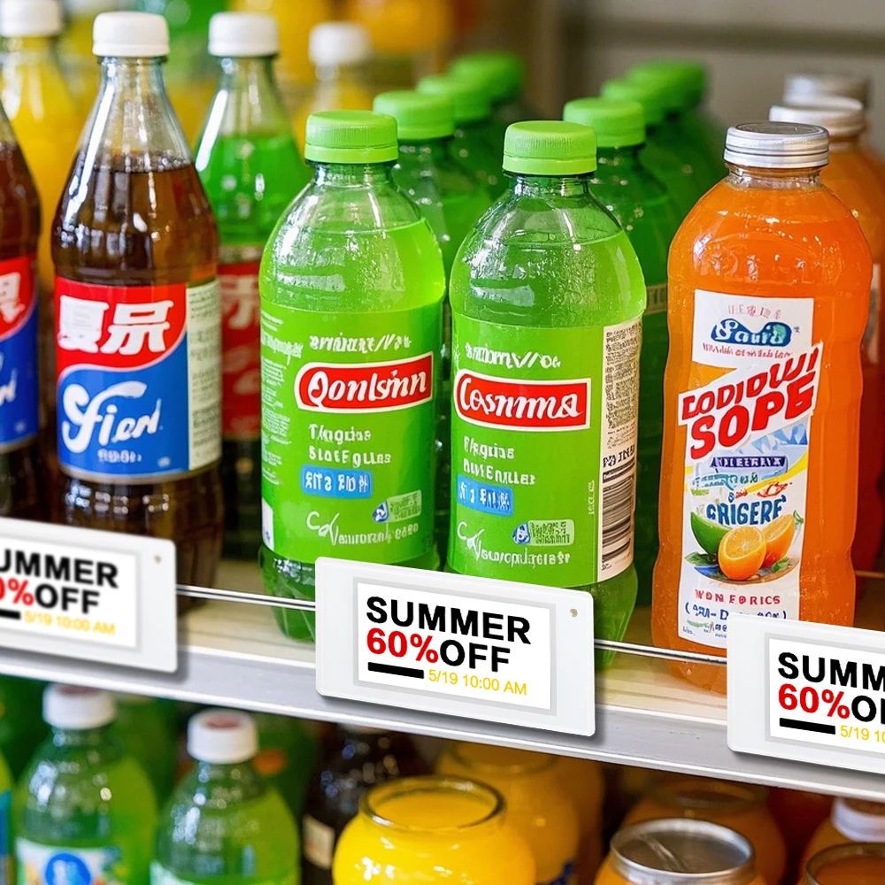 2.13 Inch Display Price Tag ESL System E-ink E-paper Price Label Electronic Shelf Label for Retail