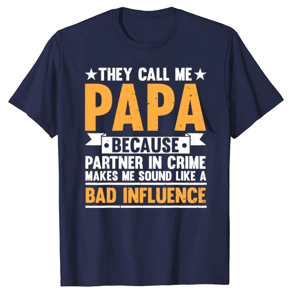 مضحك بابا الجد بابي باباو أبي الجرافيك تي شيرت الرجال النساء موضة عادية التي شيرت 100% القطن فضفاض المتضخم تي شيرت #2