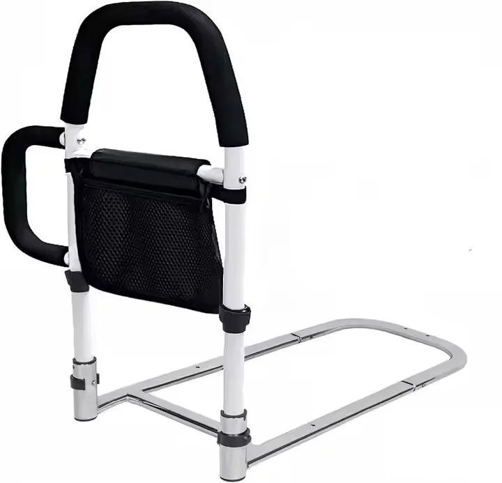 قضبان سرير لكبار السن للسلامة - مع ضوء حركة وجيب تخزين، قضبان أمان للسرير لكبار السن #1