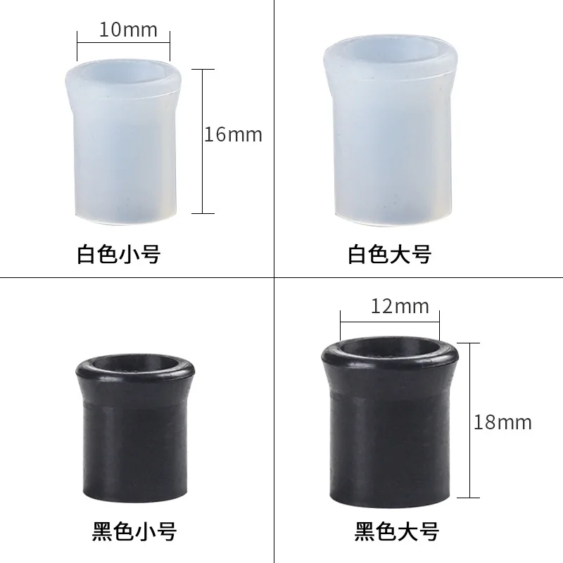 20 قطعة من رؤوس أنابيب السيليكون للطعام، قطعة فم واقية من المطاط المتين، ملحقات أدوات أنابيب التبغ