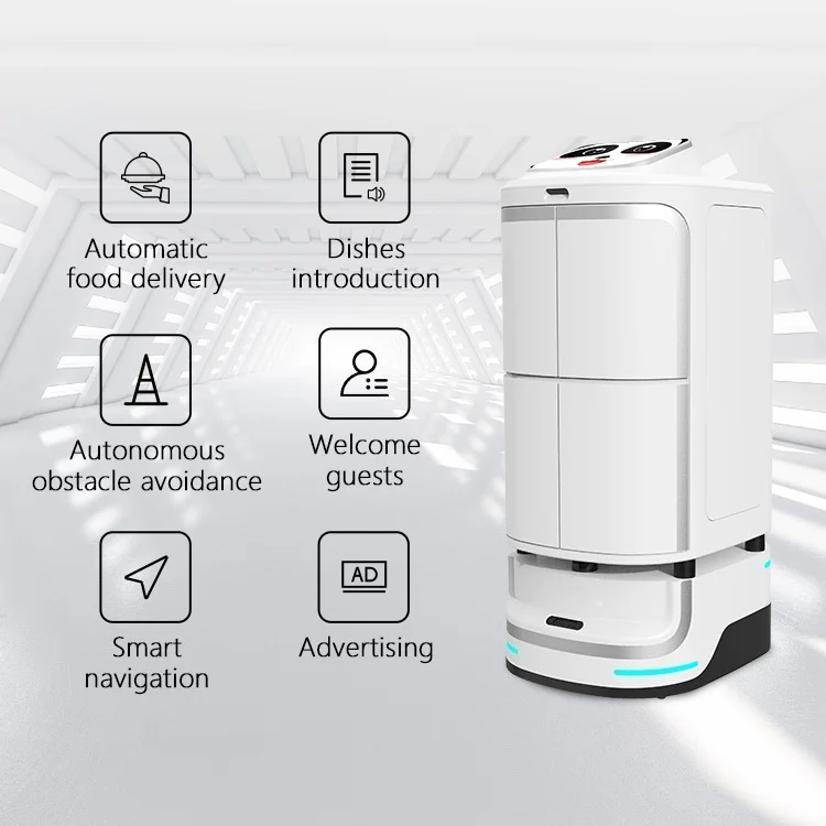 Scud Delivery Robot : Intelligent Office Museum Interactive Automatic Navigation Guide Greeting Reception Service Delivery Robot